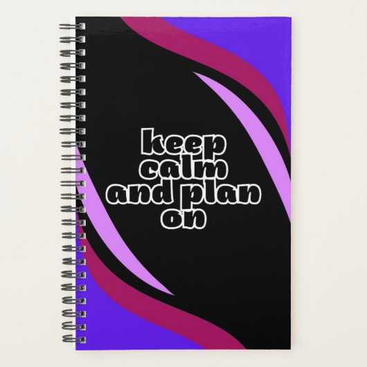 パープルウェーブプランナー プランナー手帳 (正面)