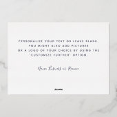 パープルウォーターカラーシルバー&ブルーマーブルありがとう 箔シーズンカード (裏面)