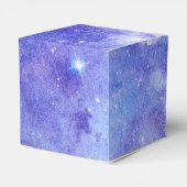 パープルウォーターカラースターリースカイ宇宙恋人銀河系 フェイバーボックス (裏面サイド)