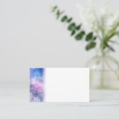 パープルウォーターカラースターリースカイ宇宙恋人銀河系 プレイスカード (スタンド正面)