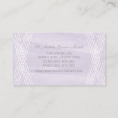 パープルウォーターカラーデコ名刺 名刺 (裏面)