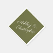 パープルウォーターカラーワイルドフラワーカクテルパーティー スタンダードカクテルナプキン (角)