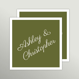 パープルウォーターカラーワイルドフラワーカクテルパーティー スタンダードカクテルナプキン