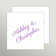 パープルウォーターカラーワイルドフラワーカクテルパーティー