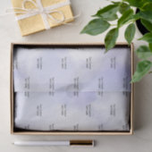 パープルウォーターカラー洗浄カスタム文字ティッシュペーパー 薄葉紙 (ギフト)