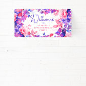 パープルウォーターフローラ80thバースデーパーティー 横断幕 (インサイチュ)