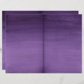 パープルウォーター洗面スクラップブック紙 (正面/裏面)