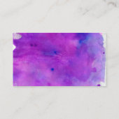 パープルウォーター結婚カラー プレイスカード (裏面)