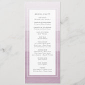 パープルウォーター結婚カラー プログラム (裏面)