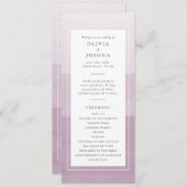 パープルウォーター結婚カラー プログラム (正面/裏面)