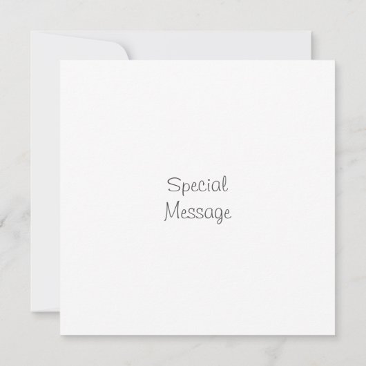 パープルウォーター色デイジーサンキューカード サンキューカード (裏面)