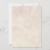 パープルウォーター色結婚式招待状 招待状 (裏面)