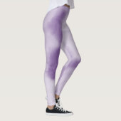 パープルウォーター色絞り染め抽象芸術 レギンス (右)