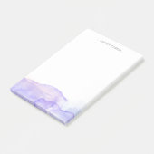 パープルウォーター色 – 名前をカスタムする ポストイット (アングル)