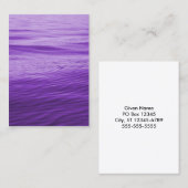 パープルウォーター 名刺 (正面/裏面)