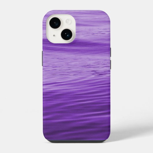 パープルウォーター iPhoneケース (裏面)