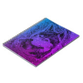 パープルウルフ ノートブック (左側)