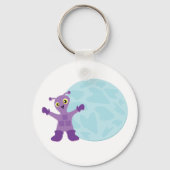 パープルエイリアン キーホルダー (正面)