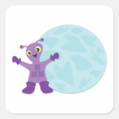 パープルエイリアン スクエアシール (正面)