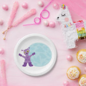 パープルエイリアン ペーパープレート (パーティー)