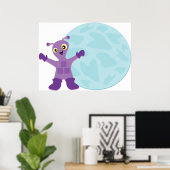 パープルエイリアン ポスター (ホームオフィス)