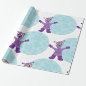 パープルエイリアン ラッピングペーパー (アンロールド)