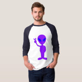 パープルエイリアン Tシャツ (正面フル)
