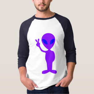 パープルエイリアン Tシャツ