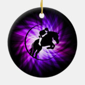 パープルエクエストリアン セラミックオーナメント (裏面)