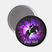 パープルエクエストリアン マグネット (正面/裏面)