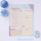 パープルエステティック毎日のプランナーページ チラシ (シングル)