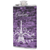 パープルエッフェルタワーグランジフラスコ フラスク (左)