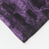 パープルエッフェルタワーグランジフリースブランケット フリースブランケット (角)