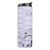 パープルエッフェルタワー花火熱タンブラー タンブラー (回転左)