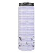 パープルエッフェルタワー花火熱タンブラー タンブラー (裏面)