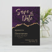 パープルエレガンス瑪瑙の保存日付 セーブザデート (スタンド正面)