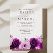 パープルエレガンス：薄紫バイオレットバラフローラ結婚ズ