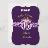 パープルエレガントとゴールドのクインチェニェラスペインの (正面)