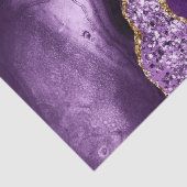 パープルエレガントと金ゴールドグリッター海アゲート 薄葉紙 (詳細)