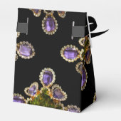 パープルエレガントアメジストダイヤモンドエメラルズ フェイバーボックス (裏面サイド)