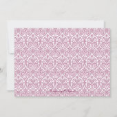 パープルエレガントイースターブランチ招待状 招待状 (裏面)