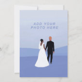 パープルエレガントウェディング招待状 招待状 (裏面)