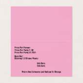 パープルエレガントウエディングパーティープランナー 名刺 (内部フラット)