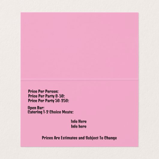 パープルエレガントウエディングパーティープランナー 名刺 (内部フラット)