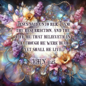 パープルエレガントウォーター色フローラ聖なる書物、 経典イースター シーズンカード