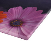 パープルエレガントグリッターニューリュウズのデイジー カッティングボード (角)