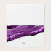 パープルエレガントシルバー折り畳み座席表 (外部フラット)