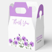 パープルエレガントゼランセムフローラありがとう フェイバーボックス (オープン)