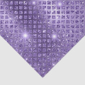 パープルエレガントダイヤモンドメタリックグリッターパターン 薄葉紙 (詳細)
