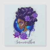 パープルエレガントバラアフロウーマン (正面)